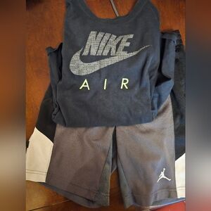 Boys Nike Air Shirt -and- Jordan Shorts
